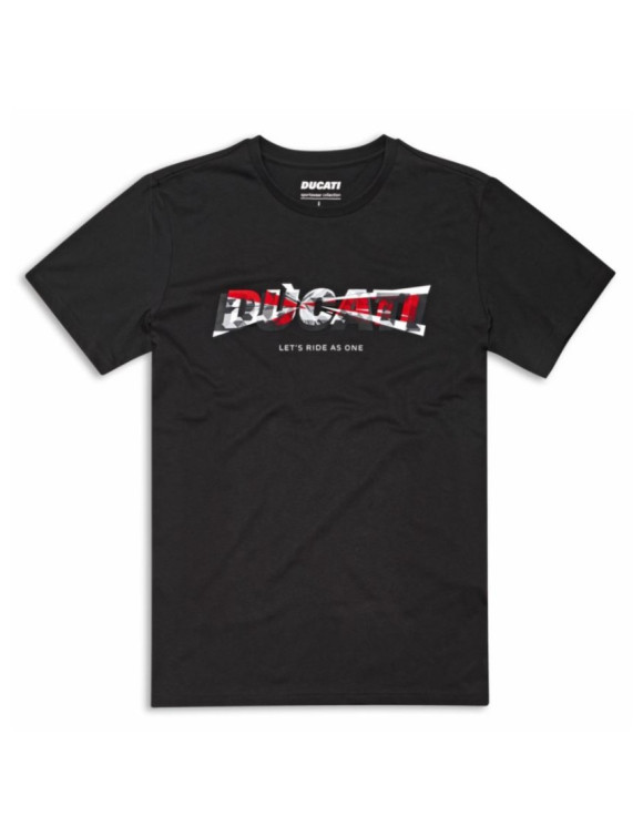 Camiseta Hombre Original Ducati Logo 2.0 Negra 98770790 - 1 Camiseta Hombre Original Ducati Logo 2.0 Negra 98770790 - 1