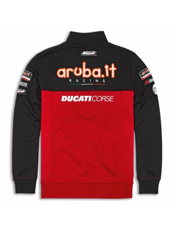 Sudadera original Ducati SBK Team Replica '24 para hombre negro/rojo 98771238 - 2 Sudadera original Ducati SBK Team Replica '24 para hombre negro/rojo 98771238 - 2