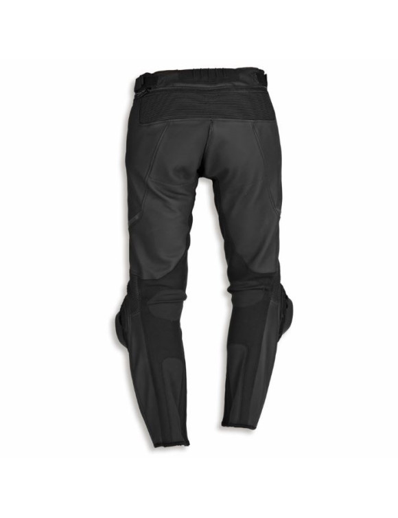 Original Ducati Sport C4 Schwarze Herren-Leder-Motorradhose 9810897 - 2 Original Ducati Sport C4 Schwarze Herren-Leder-Motorradhose 9810897 - 2