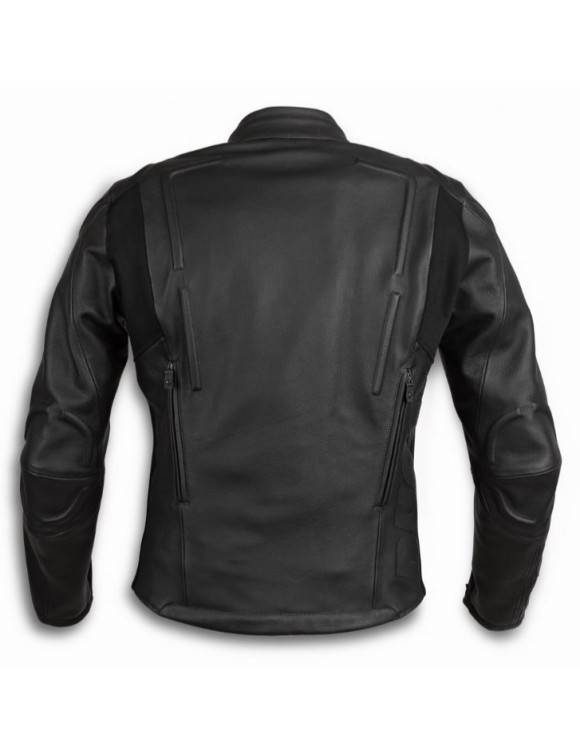 Herren-Motorradjacke aus Original Ducati Black Rider C2 schwarzem Leder 9810852 - 2 Herren-Motorradjacke aus Original Ducati Black Rider C2 schwarzem Leder 9810852 - 2