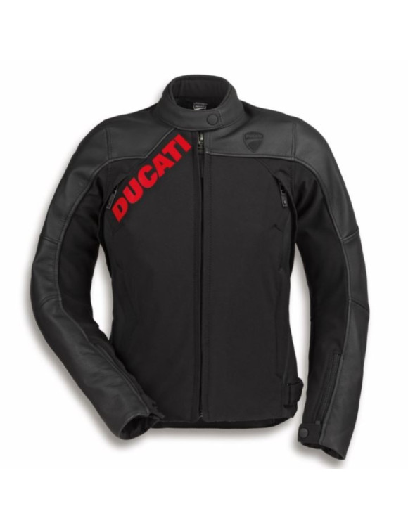 Original Ducati Logo C1 Schwarze Damen-Motorradjacke 9810905 - 1 Original Ducati Logo C1 Schwarze Damen-Motorradjacke 9810905 - 1