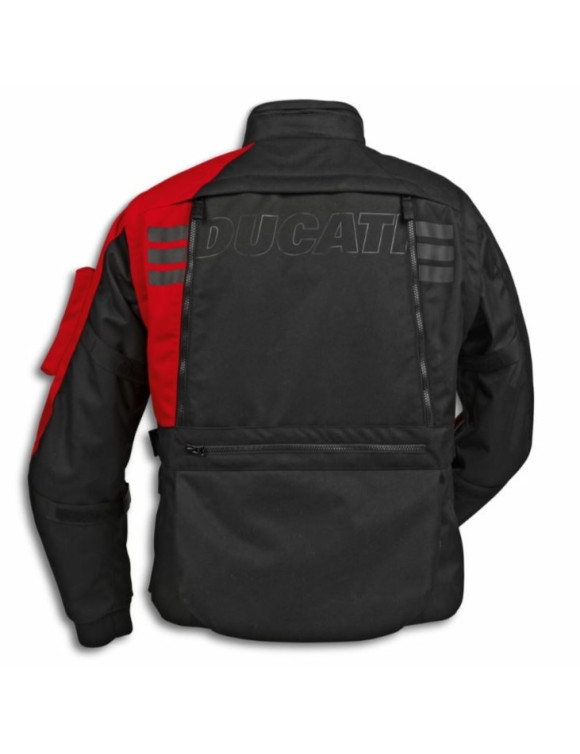 Giacca Moto da Uomo Originale Ducati Explorer Black/Red 98108818 - 2 Giacca Moto da Uomo Originale Ducati Explorer Black/Red 98108818 - 2