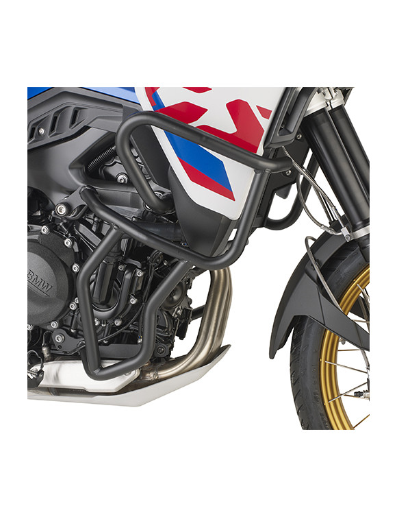 Black Tubular Engine Guard Kit with Slider, Givi TN5145 for BMW F 900 GS - 1