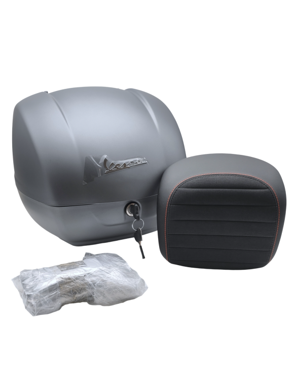 36L Topcase mit Rückenlehne, Mattgrau, CM273379 Vespa GTS / GTS Super - 1 36L Topcase mit Rückenlehne, Mattgrau, CM273379 Vespa GTS / GTS Super - 1
