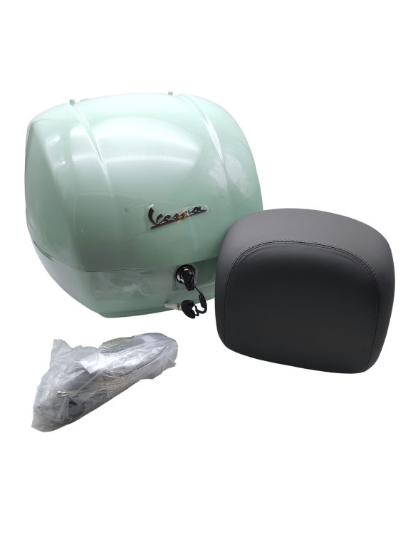 Top Case et dossier 36L, Amabile Green CM273373 Vespa GTS / GTS Super - 1