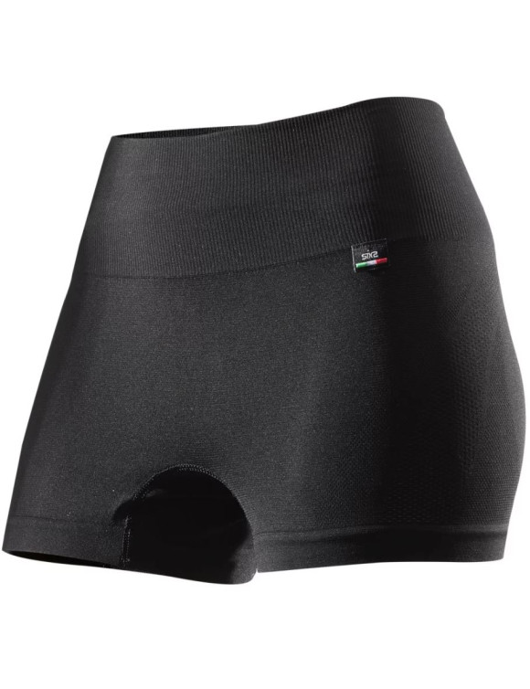 Sixs 4 Seasons technische Unterwäsche-Boxershorts für Damen, Schwarz F-BOX - 1
