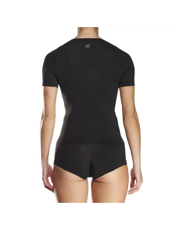 Maglia Intimo Tecnico Maniche Corte da Donna Sixs 4 Stagioni Black F-TS1 - 4 Maglia Intimo Tecnico Maniche Corte da Donna Sixs 4 Stagioni Black F-TS1 - 4