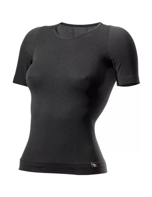 Chemise sous-vêtement technique manches courtes Femme Sixs 4 Seasons Noir F-TS1 - 1