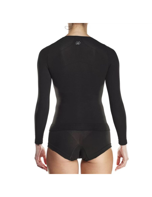 Maglia Intimo Tecnico Maniche Lunghe da Donna Sixs 4 Stagioni Black F-TS2 - 4