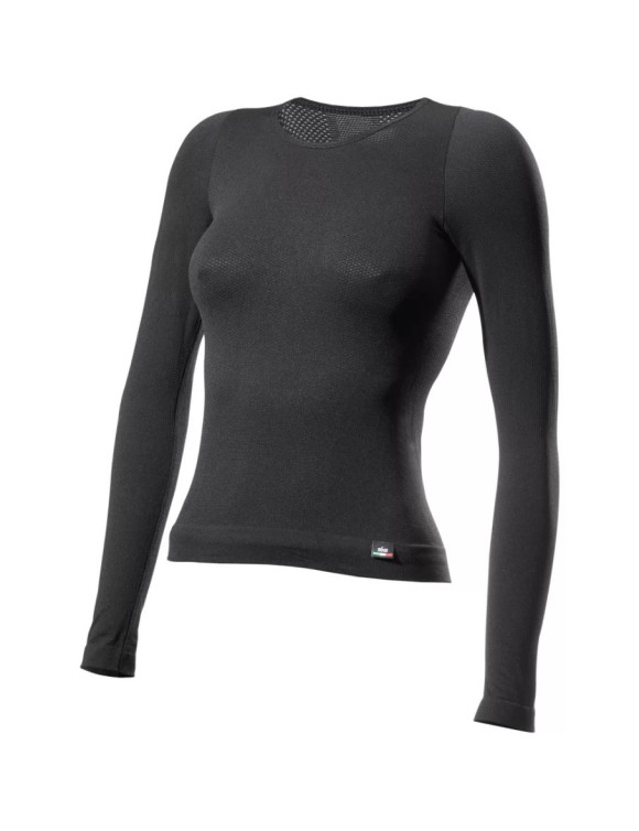 Maglia Intimo Tecnico Maniche Lunghe da Donna Sixs 4 Stagioni Black F-TS2 - 1