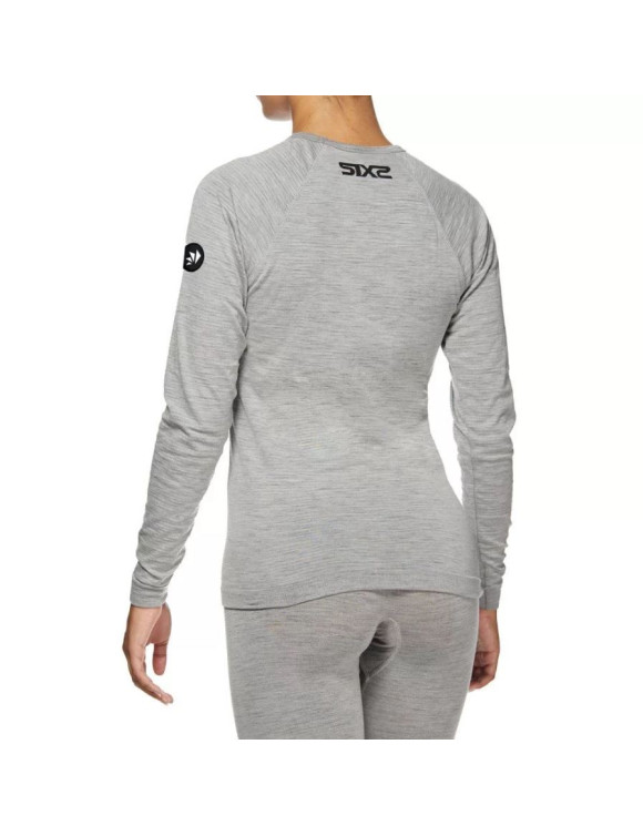 Camiseta Interior Técnica Unisex Sixs Lana Merino Gris - 5 Camiseta Interior Técnica Unisex Sixs Lana Merino Gris - 5