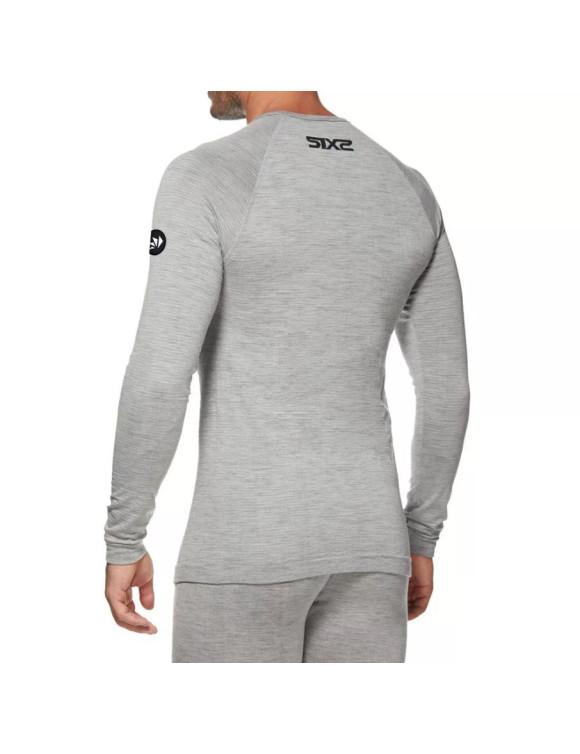 Maglia Intimo Tecnico Unisex Sixs Merinos Wool Grey - 3 Maglia Intimo Tecnico Unisex Sixs Merinos Wool Grey - 3