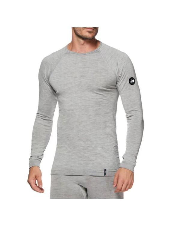 Sixs Merinos Wolle Grau Unisex Technische Unterwäsche-Shirt - 2 Sixs Merinos Wolle Grau Unisex Technische Unterwäsche-Shirt - 2