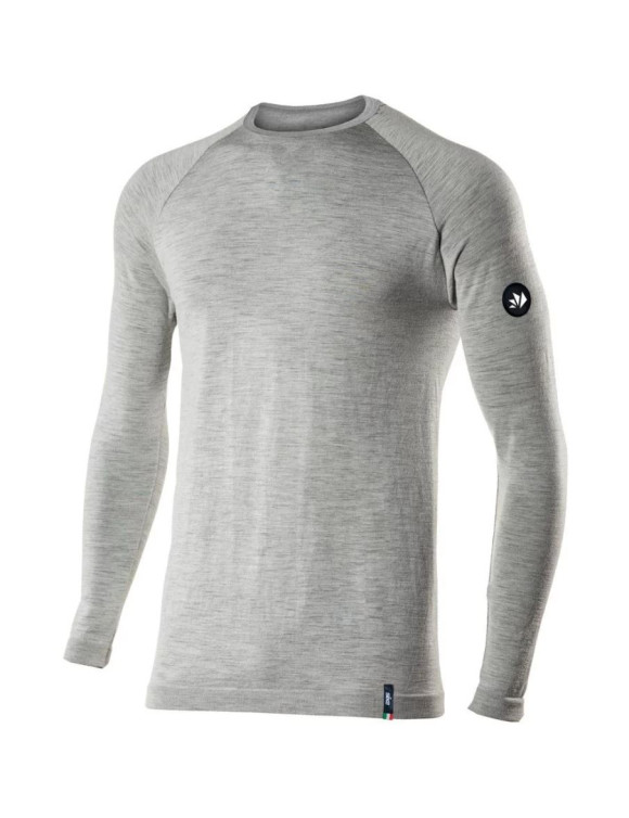 Sixs Merinos Wool Grey Unisex Technical Underwear Shirt - 1 Sixs Merinos Wool Grey Unisex Technical Underwear Shirt - 1
