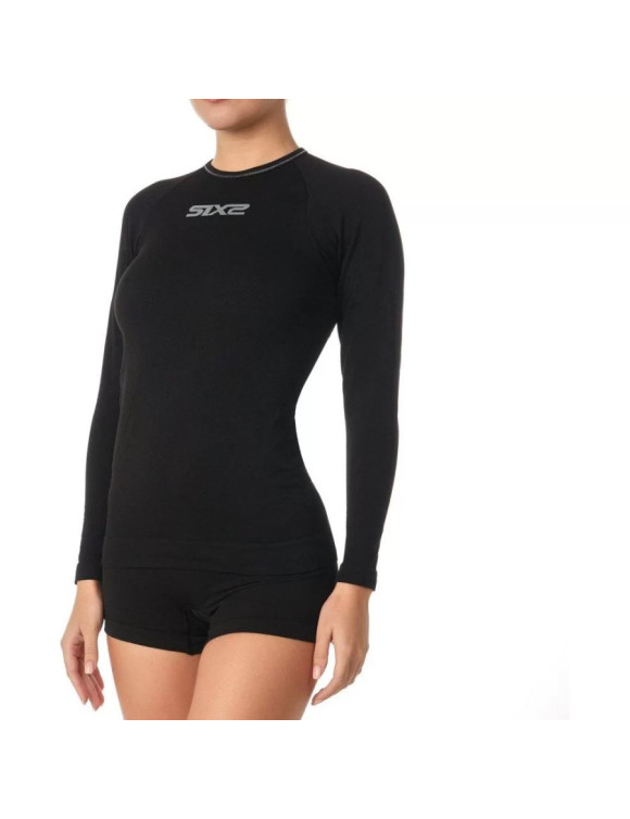 Maglia Intimo Tecnico Maniche Lunghe Unisex Sixs 4 Stagioni Black TS2B - 4