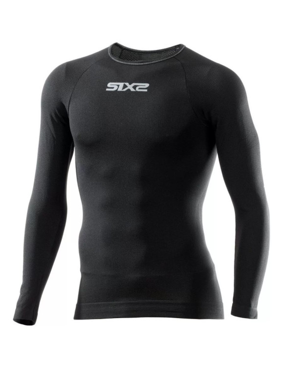Maglia Intimo Tecnico Maniche Lunghe Unisex Sixs 4 Stagioni Black TS2B - 1