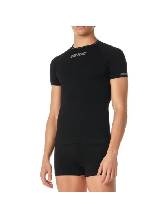 Uniesx Sixs 4 Seasons Chemise sous-vêtements techniques à manches courtes Noir TS1B - 5