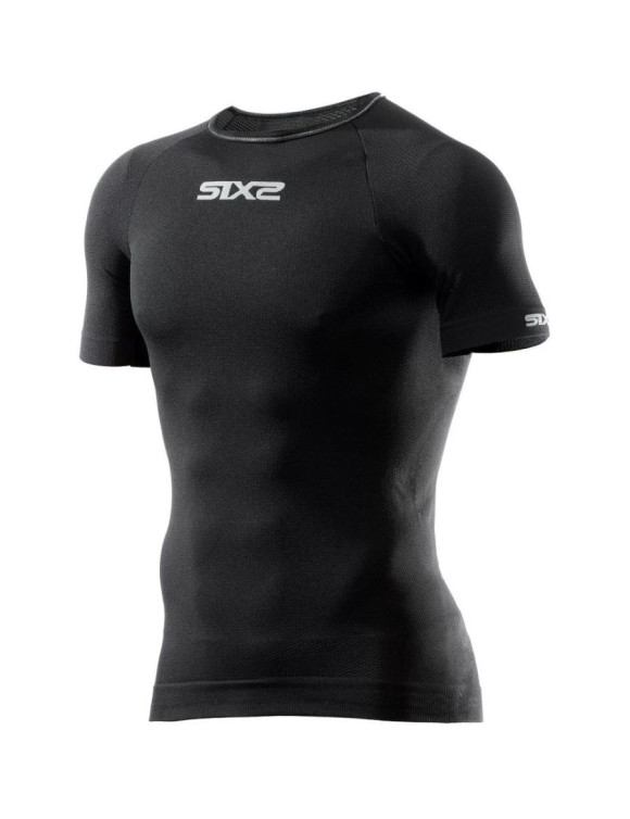 Uniesx Sixs 4 Seasons Chemise sous-vêtements techniques à manches courtes Noir TS1B - 1