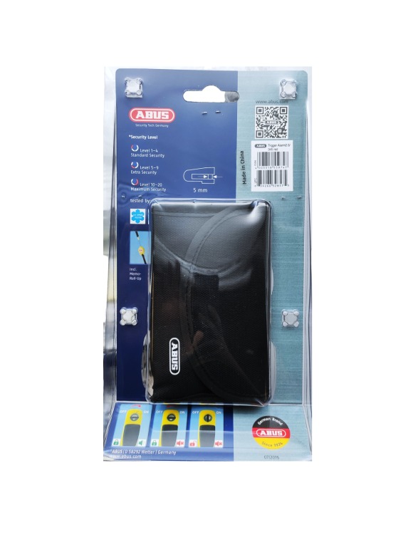 Compact Disc Lock with 100db Anti-Theft, 5mm Pin, Red - ABUS Trigger Alarm 345 - 2