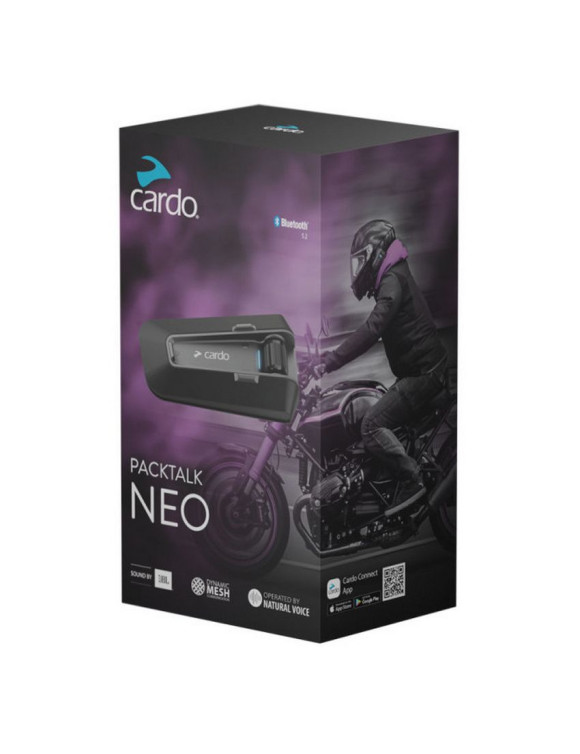 Interphone Cardo Packtalk Neo Bluetooth 5.2 simple PTN00001 - 1