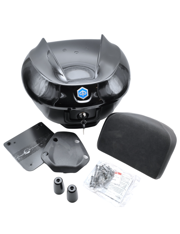 36L Top Box Kit with Backrest, Glossy Black CM323311 Piaggio Beverly 300-400 HPE / S - 2