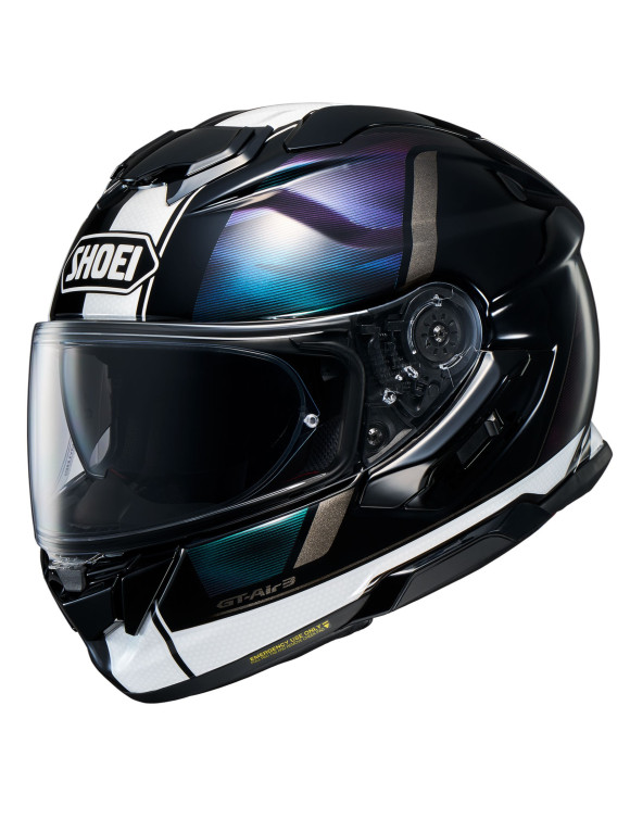 Casco integral de moto Shoei GT-Air III Scenario TC-5 negro/blanco brillante 1120108 - 1