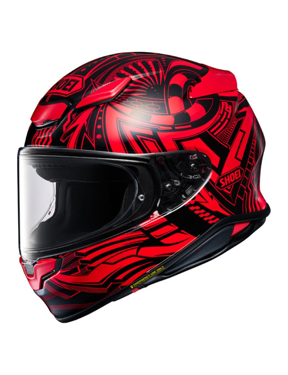 Casque de moto intégral AIM Shoei NXR 2 Beaut TC-1 noir/rouge brillant 1116126 - 1