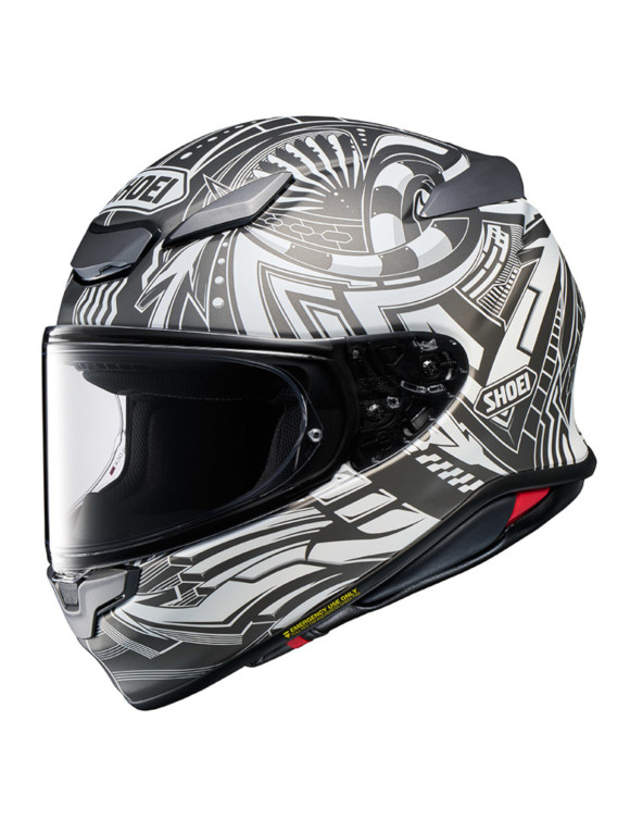 Casco integral de moto AIM Shoei NXR 2 Beaut TC-6 negro/blanco mate 1116128 - 1