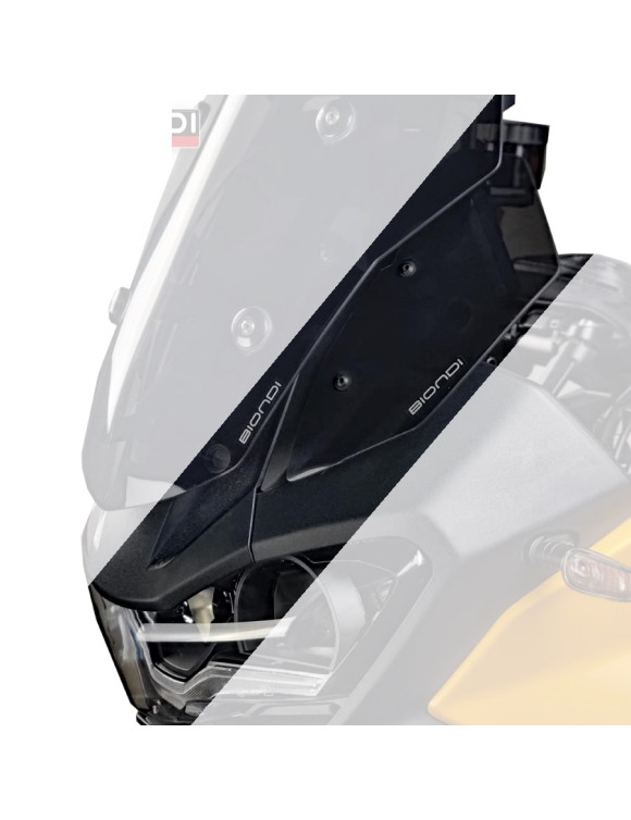 Pair of Air Deflectors, Dark Smoke, Blonde BI8010499 GUZZI V100 STELVIO MY24 - 2 Pair of Air Deflectors, Dark Smoke, Blonde BI8010499 GUZZI V100 STELVIO MY24 - 2