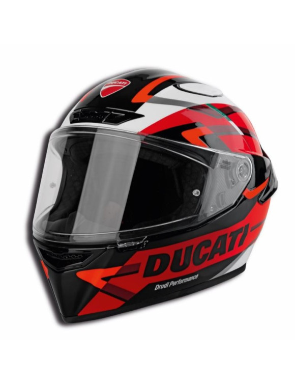 Casco de moto integral original Ducati Logo Peak 2.0 negro/rojo98109100 - 1