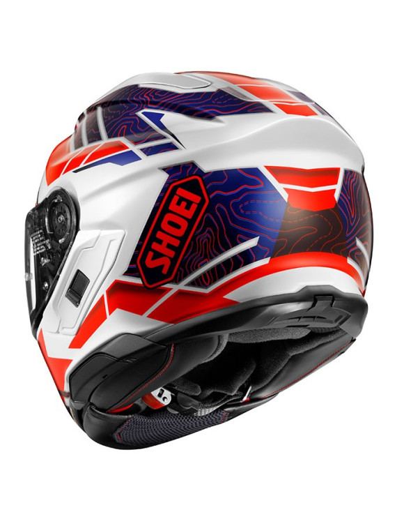 Shoei GT-Air III Hike TC-10 Weiß/Rot glänzender Integral-Motorradhelm 1120110 - 4 Shoei GT-Air III Hike TC-10 Weiß/Rot glänzender Integral-Motorradhelm 1120110 - 4