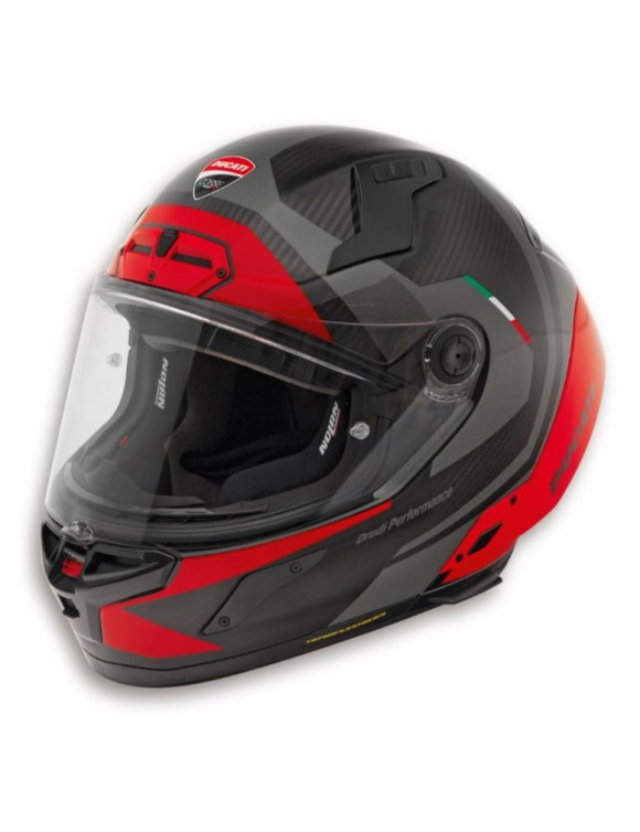 Casque de moto intégral d'origine Ducati Speed Evo V2 noir/rouge98108841 - 1 Casque de moto intégral d'origine Ducati Speed Evo V2 noir/rouge98108841 - 1