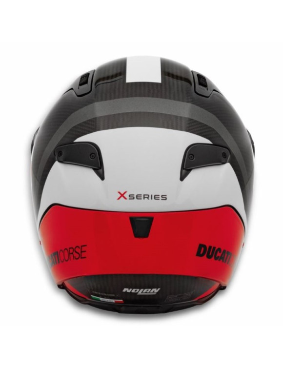 Original Ducati Speed Evo V2 White/Black/Red Full Face Motorcycle Helmet 98108843 - 3 Original Ducati Speed Evo V2 White/Black/Red Full Face Motorcycle Helmet 98108843 - 3