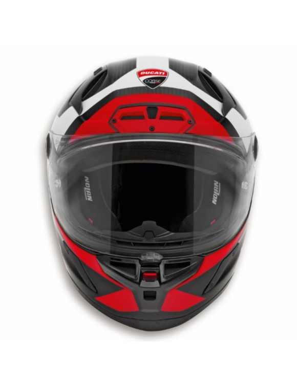 Original Ducati Speed Evo V2 White/Black/Red Full Face Motorcycle Helmet 98108843 - 2 Original Ducati Speed Evo V2 White/Black/Red Full Face Motorcycle Helmet 98108843 - 2