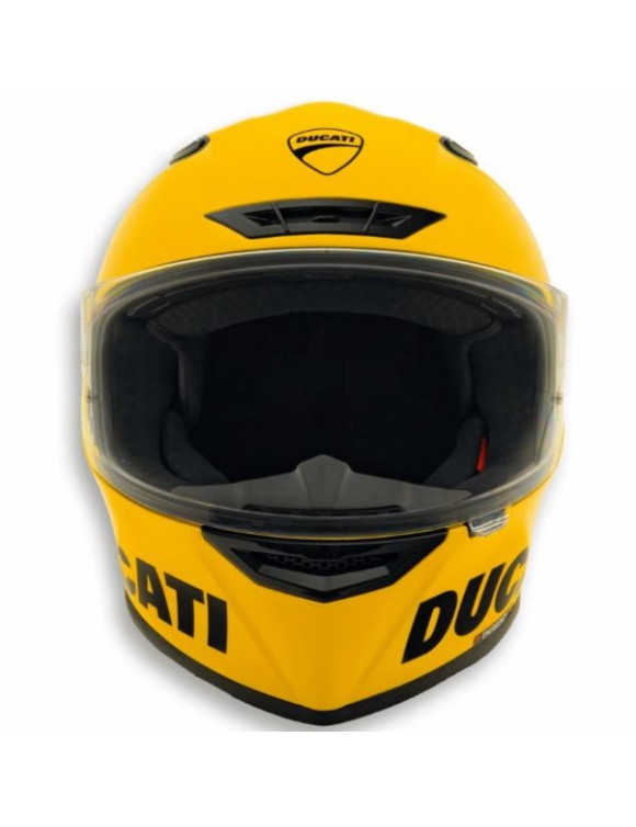 Originaler gelber Integral-Motorradhelm mit Ducati-Logo 98109200 - 2 Originaler gelber Integral-Motorradhelm mit Ducati-Logo 98109200 - 2