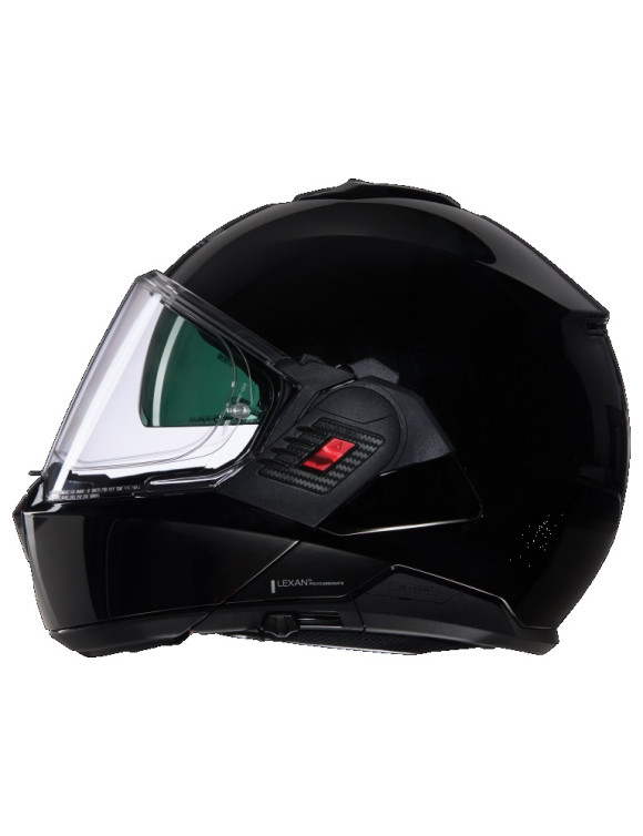 Nolan N120-1 Classic 301 Glossy Black Modularer Motorradhelm N1F000007301 - 1