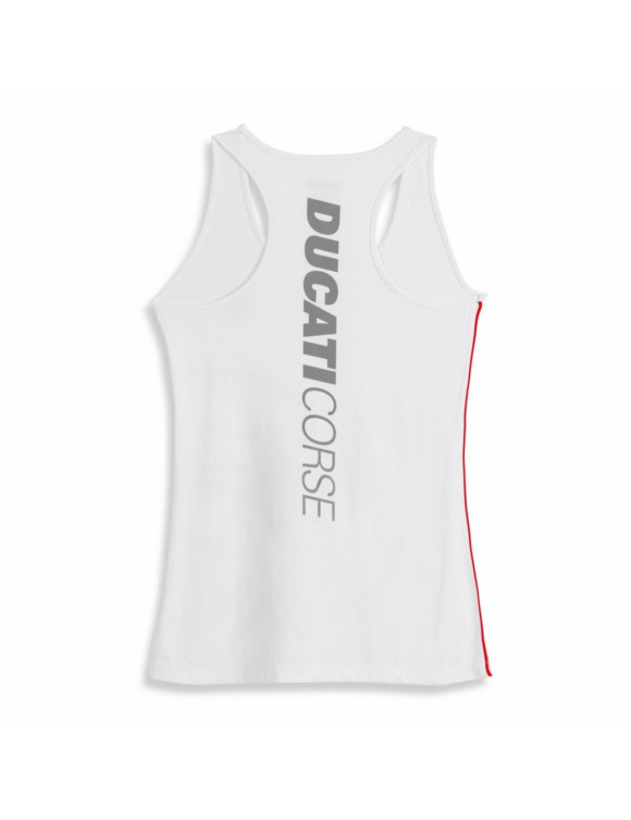 Original Ducati Fitness Weißes Damen-Tanktop 98770840 - 2 Original Ducati Fitness Weißes Damen-Tanktop 98770840 - 2