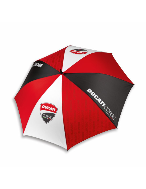 Parapluie d'origine Ducati Corse Speed noir/rouge 987712310 - 1 Parapluie d'origine Ducati Corse Speed noir/rouge 987712310 - 1