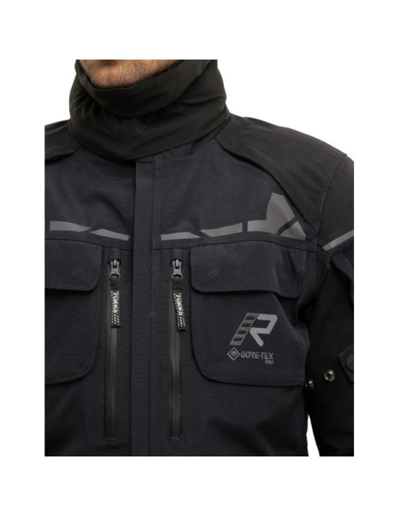 Adventure Herren-Motorradjacke Rukka Ecuado-R JKT Schwarz 70220722R999 - 3