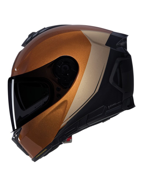 Casque de moto intégral Nolan N80.8 Peinture spéciale 341 Bronze/Noir brillant N88000730341 - 1