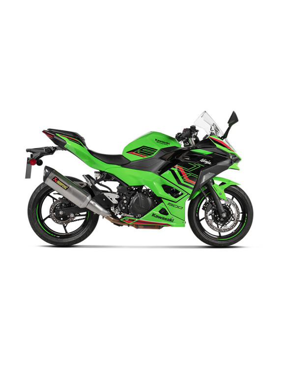 Échappement Akrapovic S-K5SO1-HRT, Slip-On Euro 5 en titane pour Kawasaki Z 500 - 2