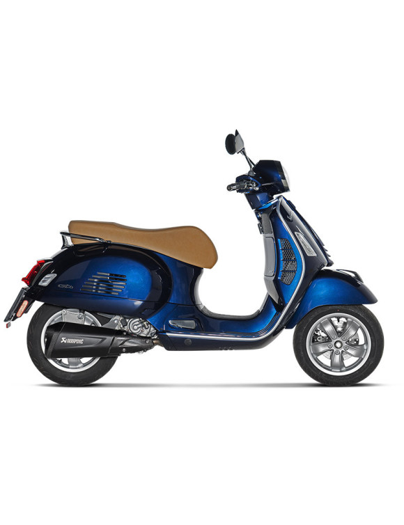 Escape negro Akrapovic homologado Slip-On para Vespa GTS 300 - 2