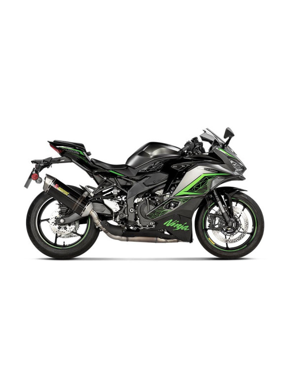 Échappement carbone Akrapovic homologué Slip-On pour Ninja ZX-25R - 2