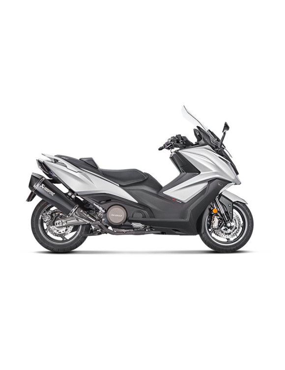 Escape Black Line Slip-On homologado Akrapovic para Kymco AK550 - 2