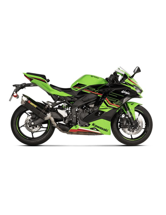 Escape de carbono Akrapovic Escape de carbono Slip-On para Ninja ZX-4R - 2