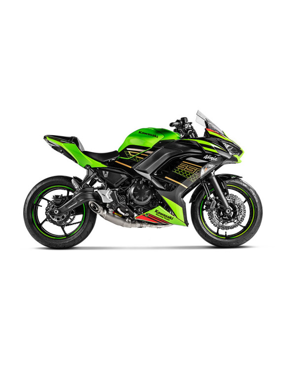 Kit Completo Scarico Akrapovic Racing Line per Kawasaki Z650 - 2