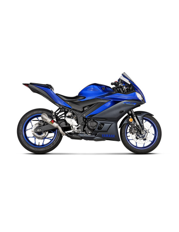 Akrapovic Slip-On Racing Titanium Exhaust for MT-03 2022 - 2
