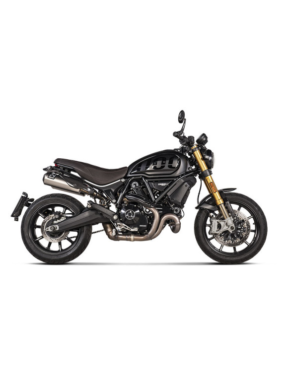 Akrapovic Titanium CE Slip-On Exhaust for Ducati Scrambler 2021 - 2 Akrapovic Titanium CE Slip-On Exhaust for Ducati Scrambler 2021 - 2