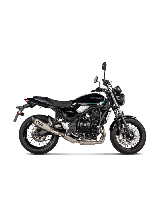 Échappement en titane Akrapovic homologué pour Kawasaki Z650RS - 2 Échappement en titane Akrapovic homologué pour Kawasaki Z650RS - 2