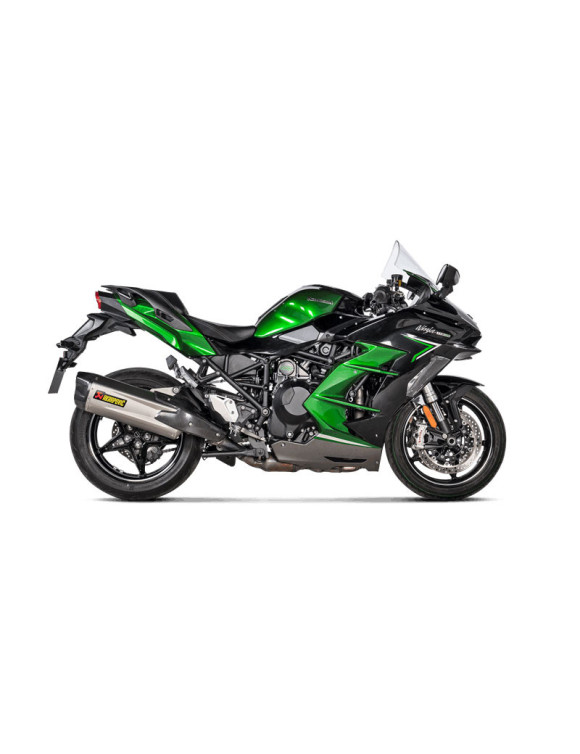 Échappement en titane Akrapovic homologué pour Ninja H2 SX 2021 - 2